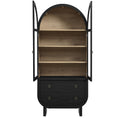 Nyx Black Arched Display Cabinet