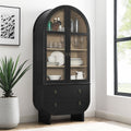 Nyx Black Arched Display Cabinet