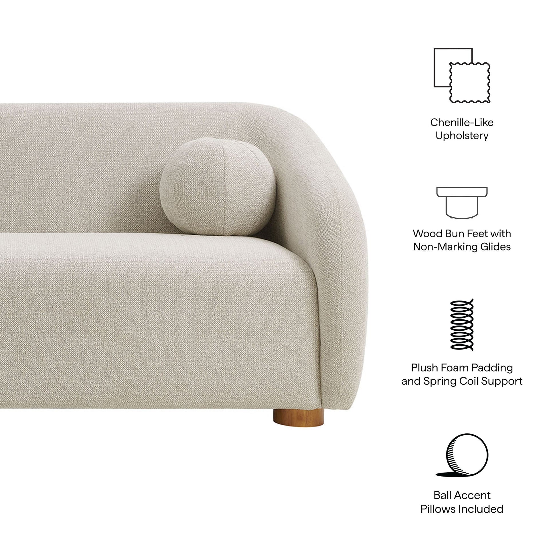 Chenille Holland Sofa