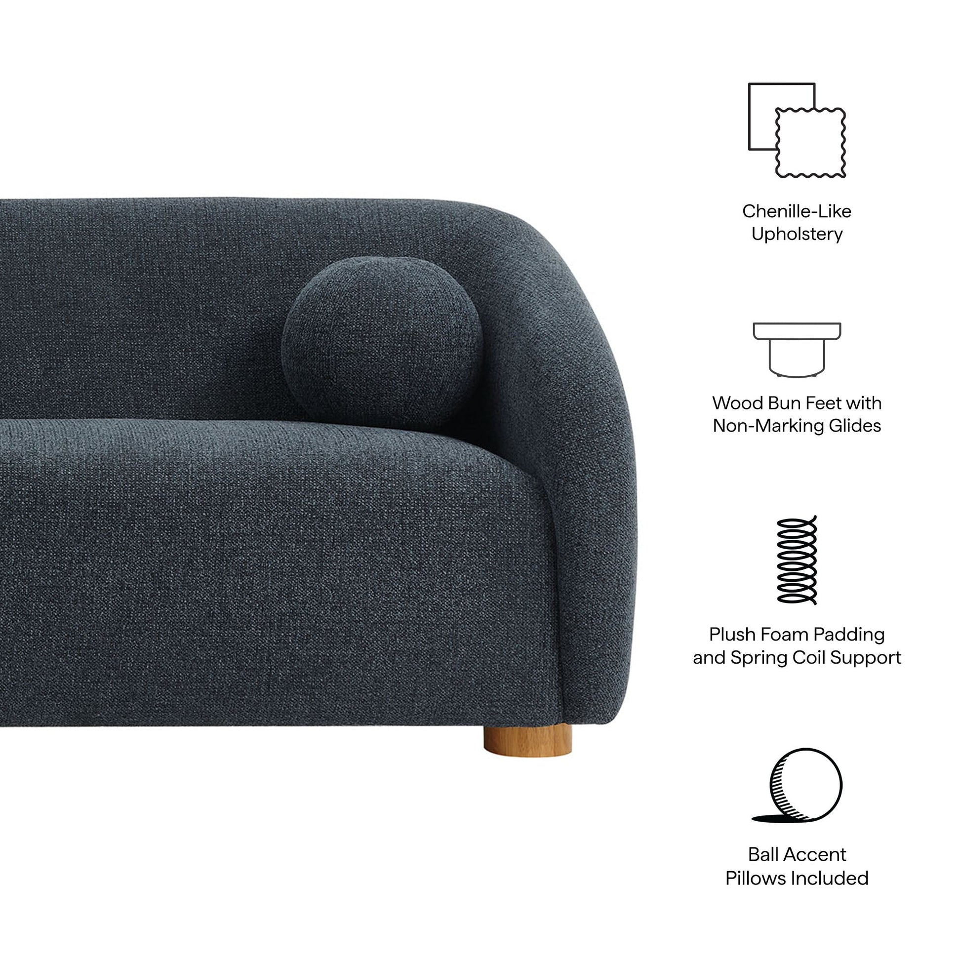 Chenille Holland Sofa