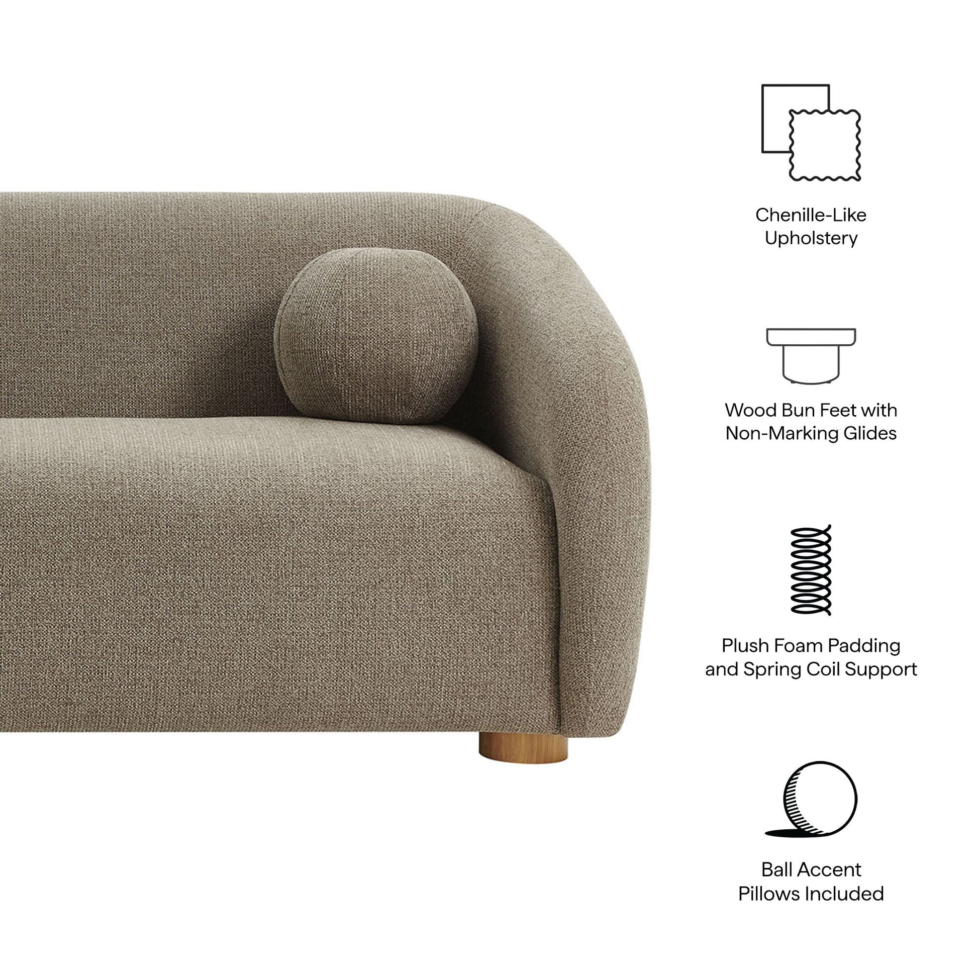 Chenille Holland Sofa