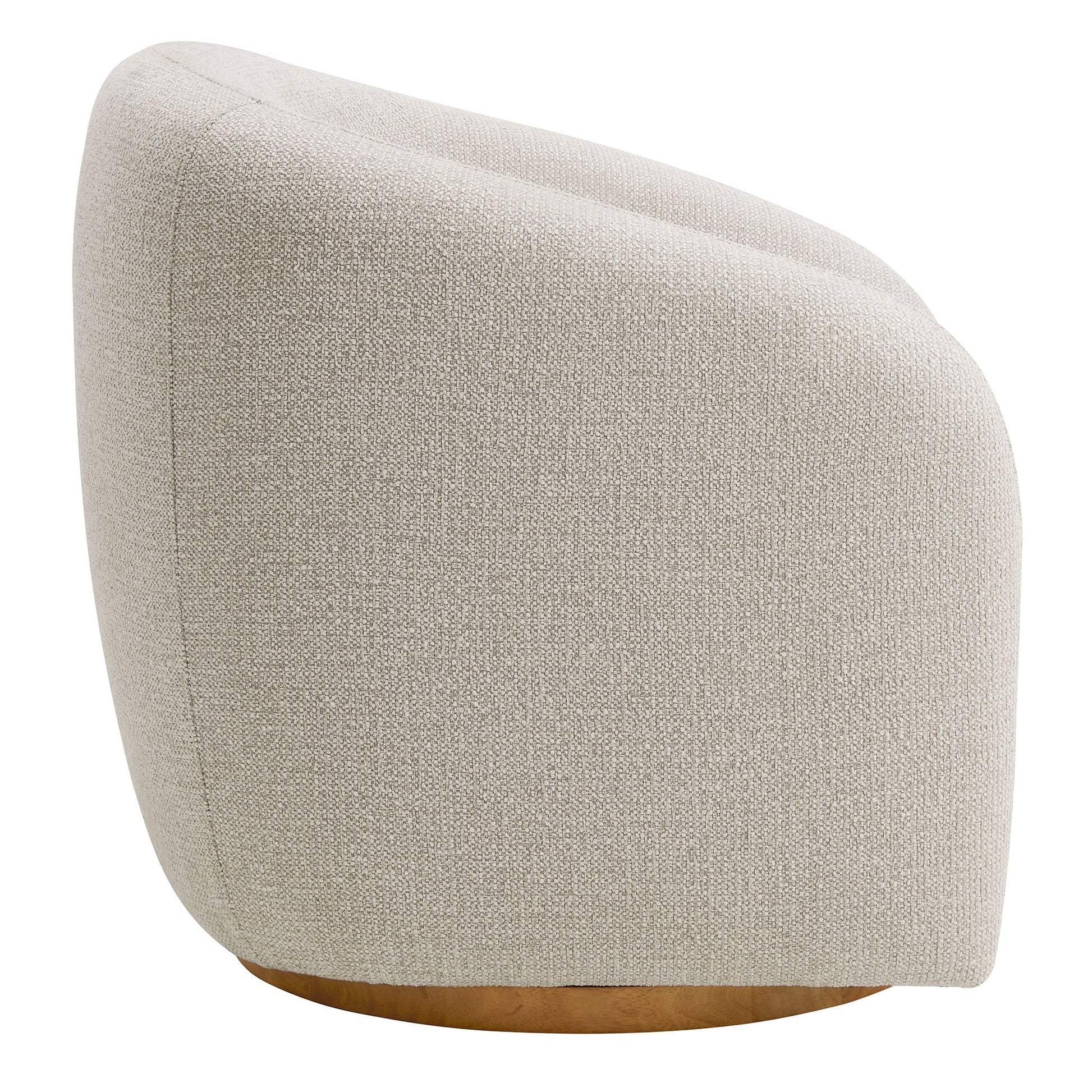 Holland Swivel Chenille Armchair