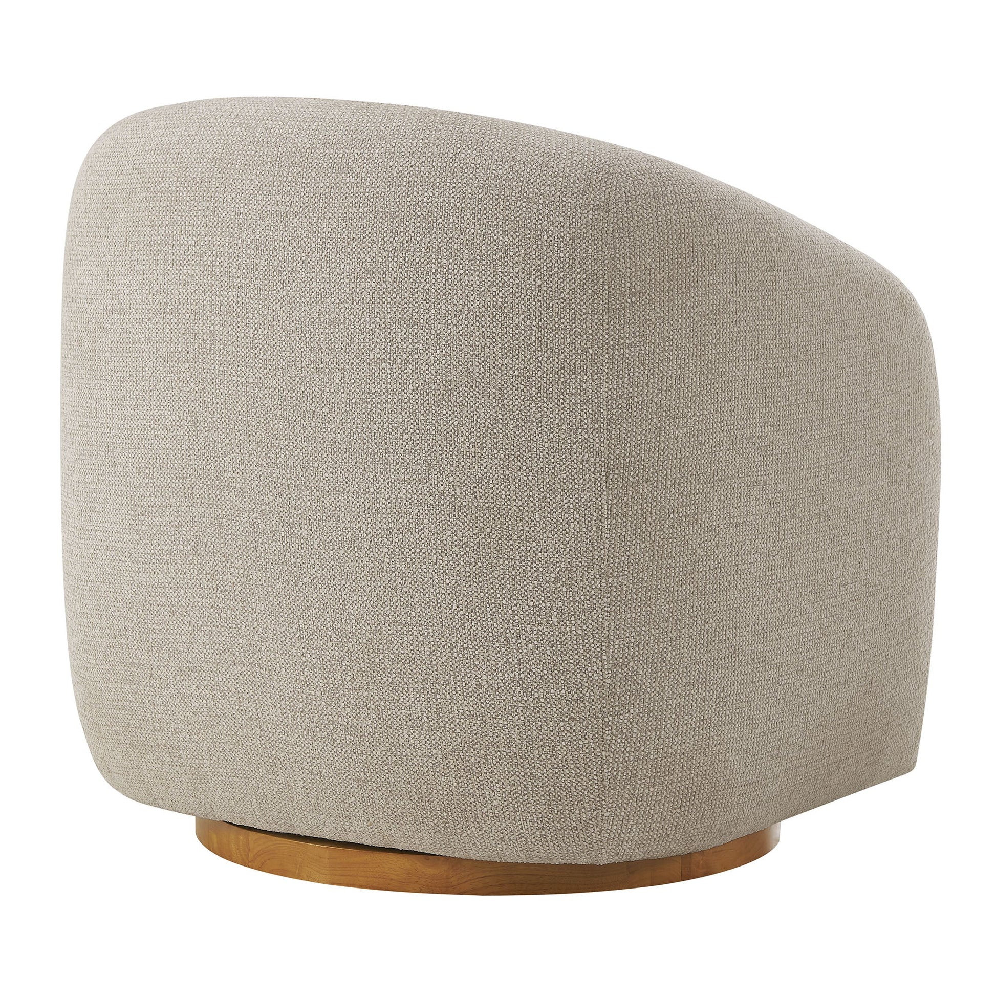 Holland Swivel Chenille Armchair