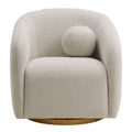 Holland Swivel Chenille Armchair