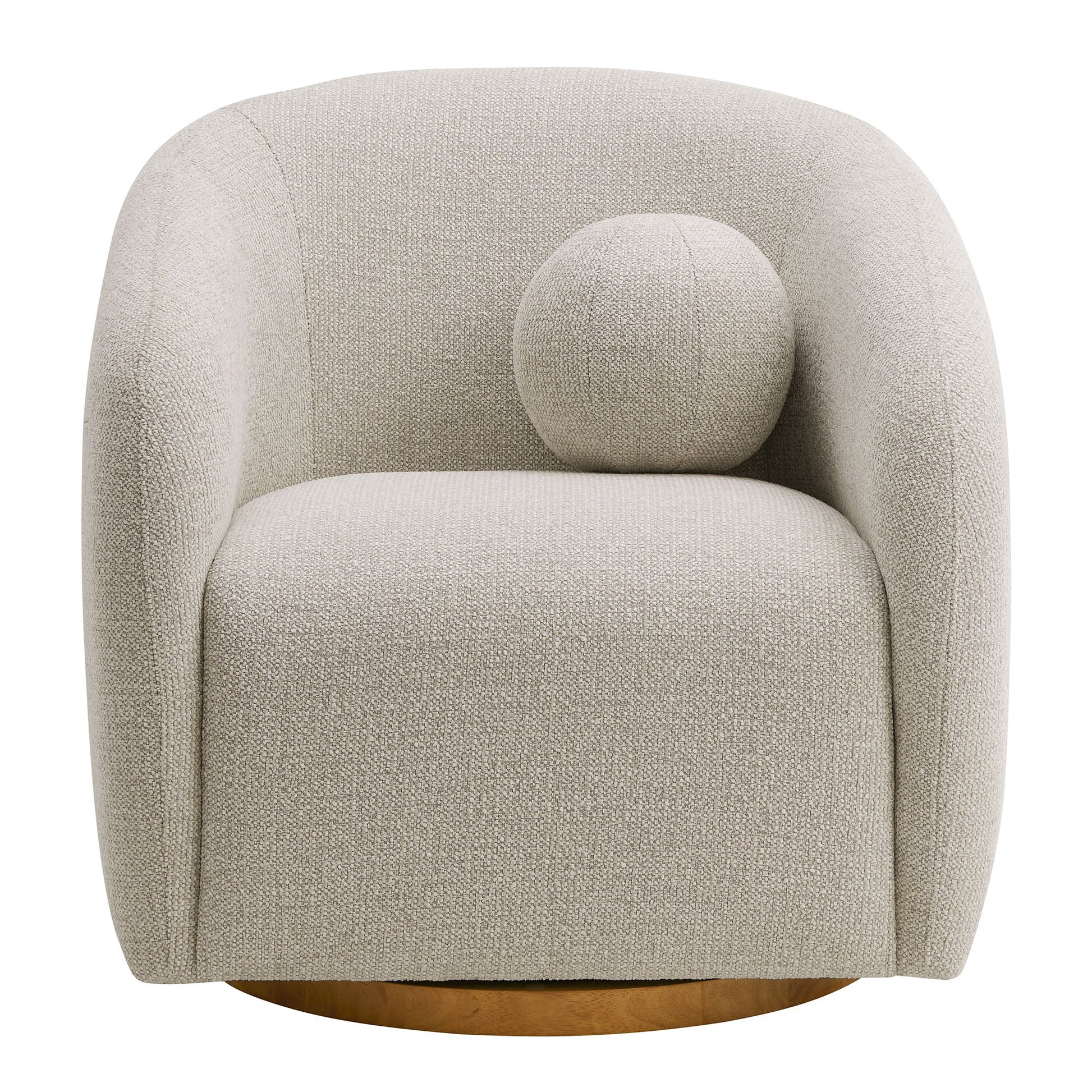 Holland Swivel Chenille Armchair
