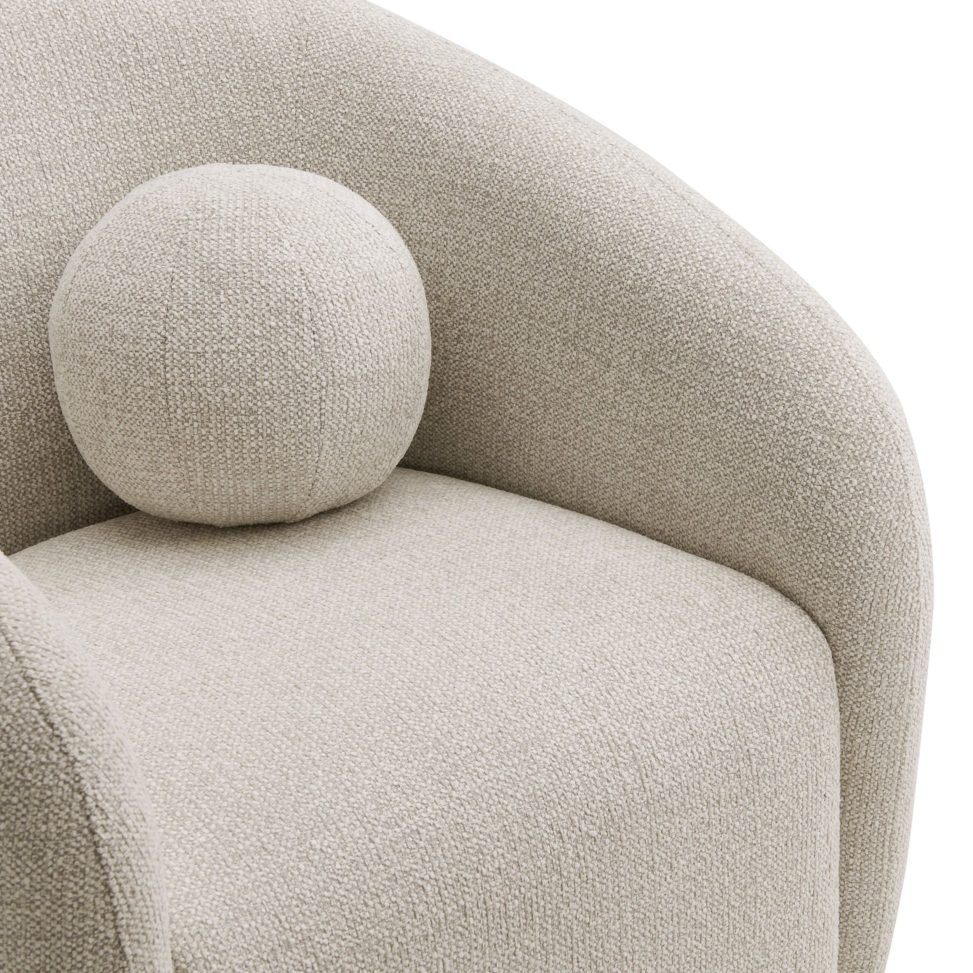 Holland Swivel Chenille Armchair