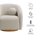 Holland Swivel Chenille Armchair