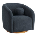 Holland Swivel Chenille Armchair