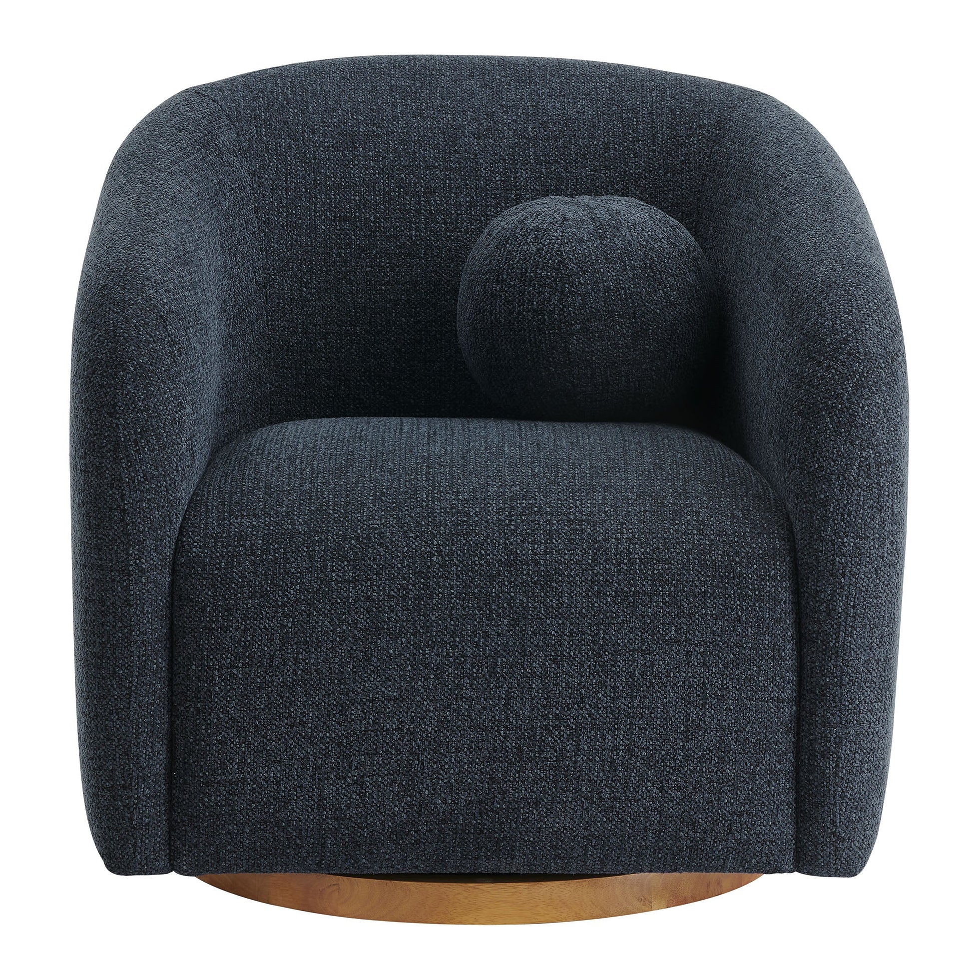Holland Swivel Chenille Armchair