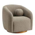 Holland Swivel Chenille Armchair