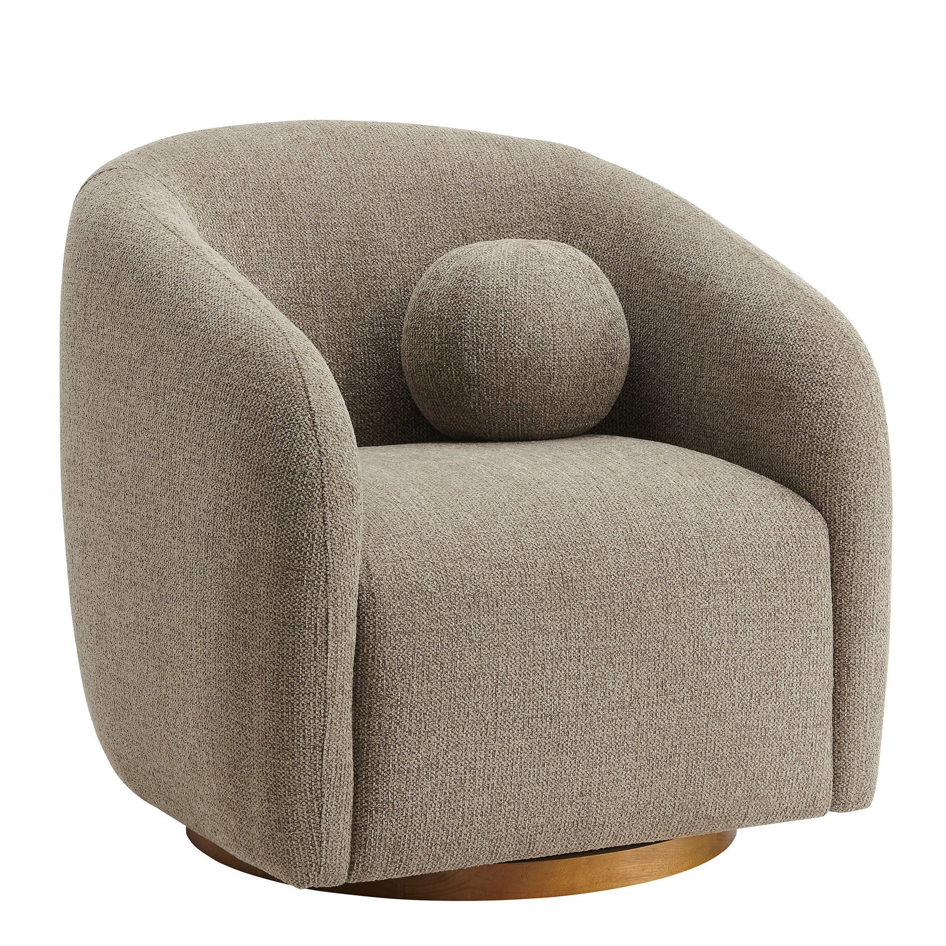 Holland Swivel Chenille Armchair
