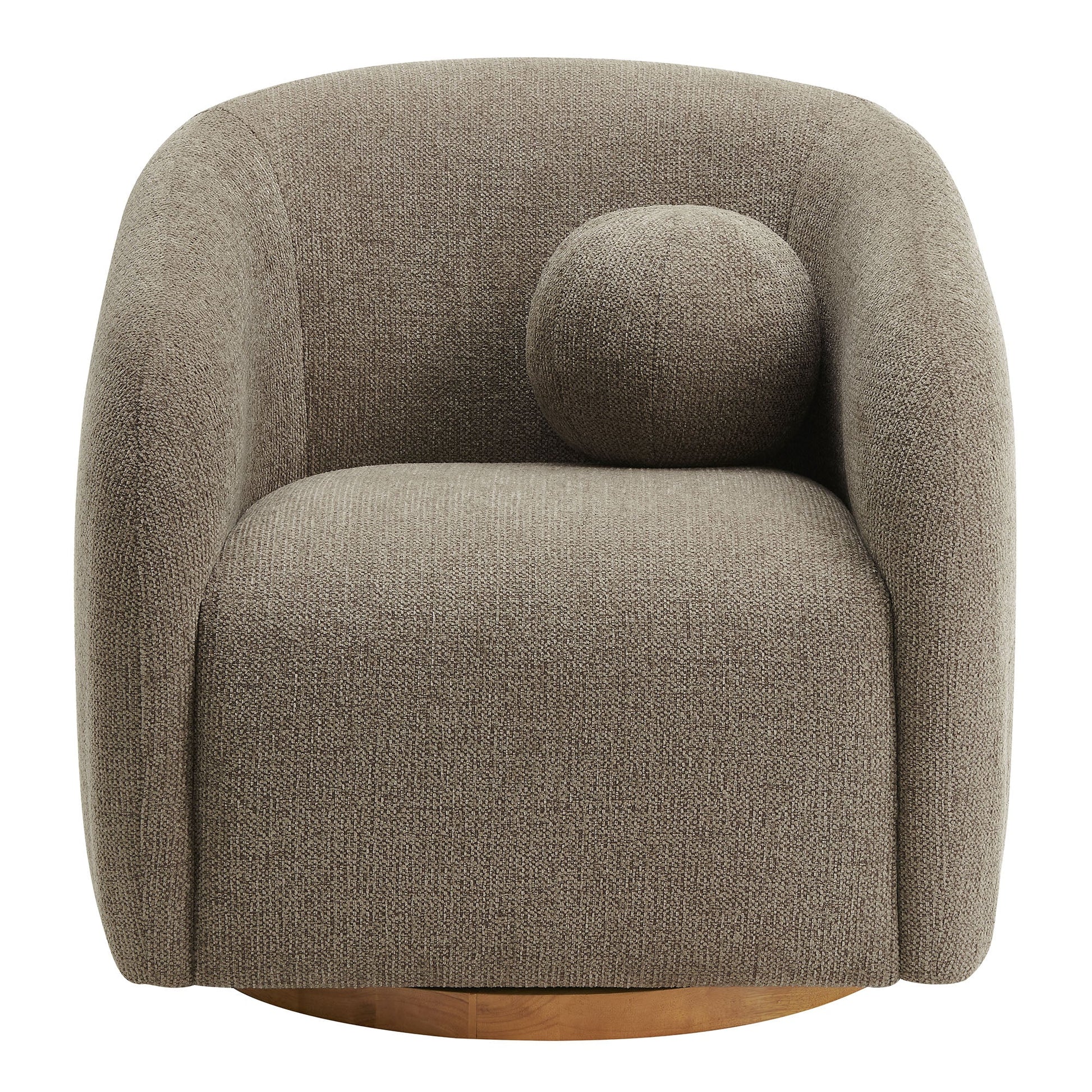Holland Swivel Chenille Armchair