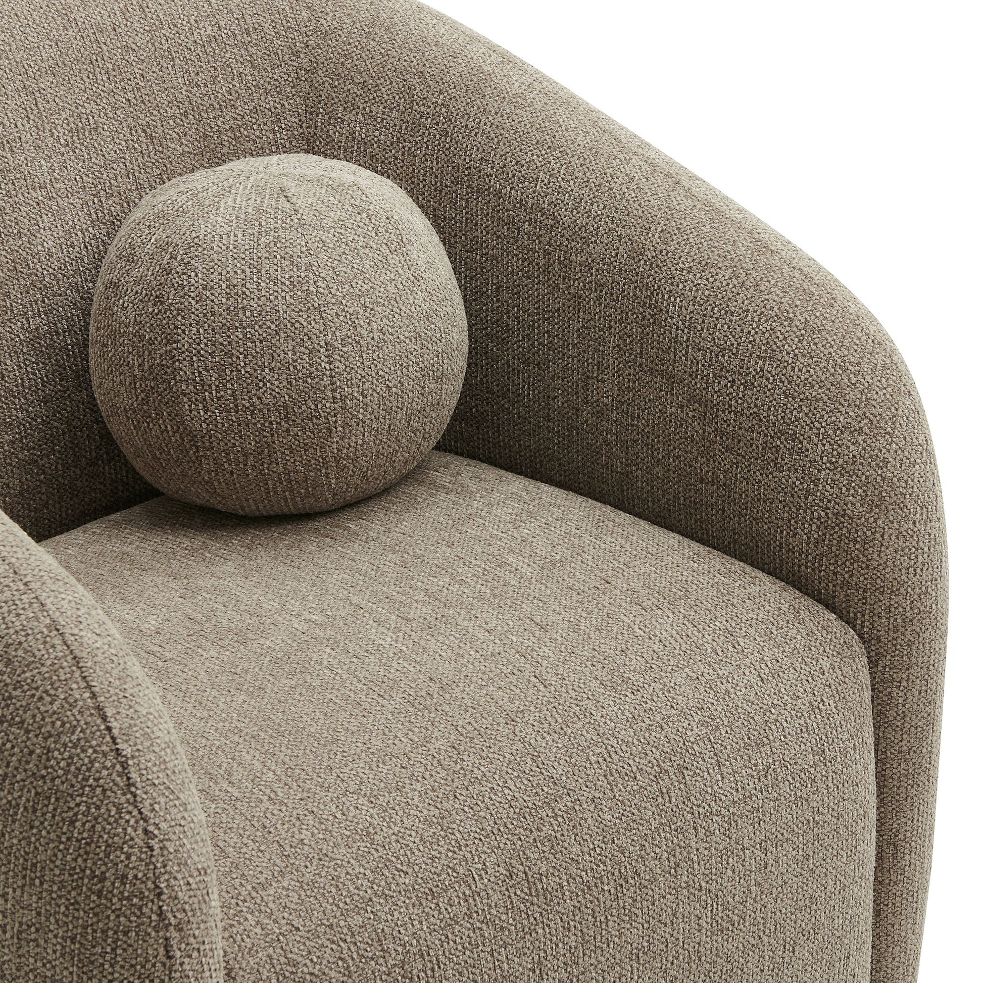 Holland Swivel Chenille Armchair