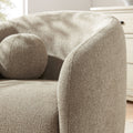 Holland Swivel Chenille Armchair