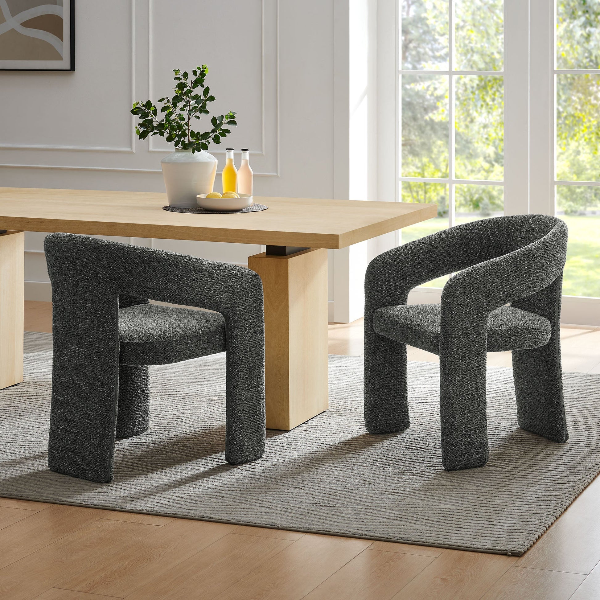 Oslo Barrel Fabric Accent Chair