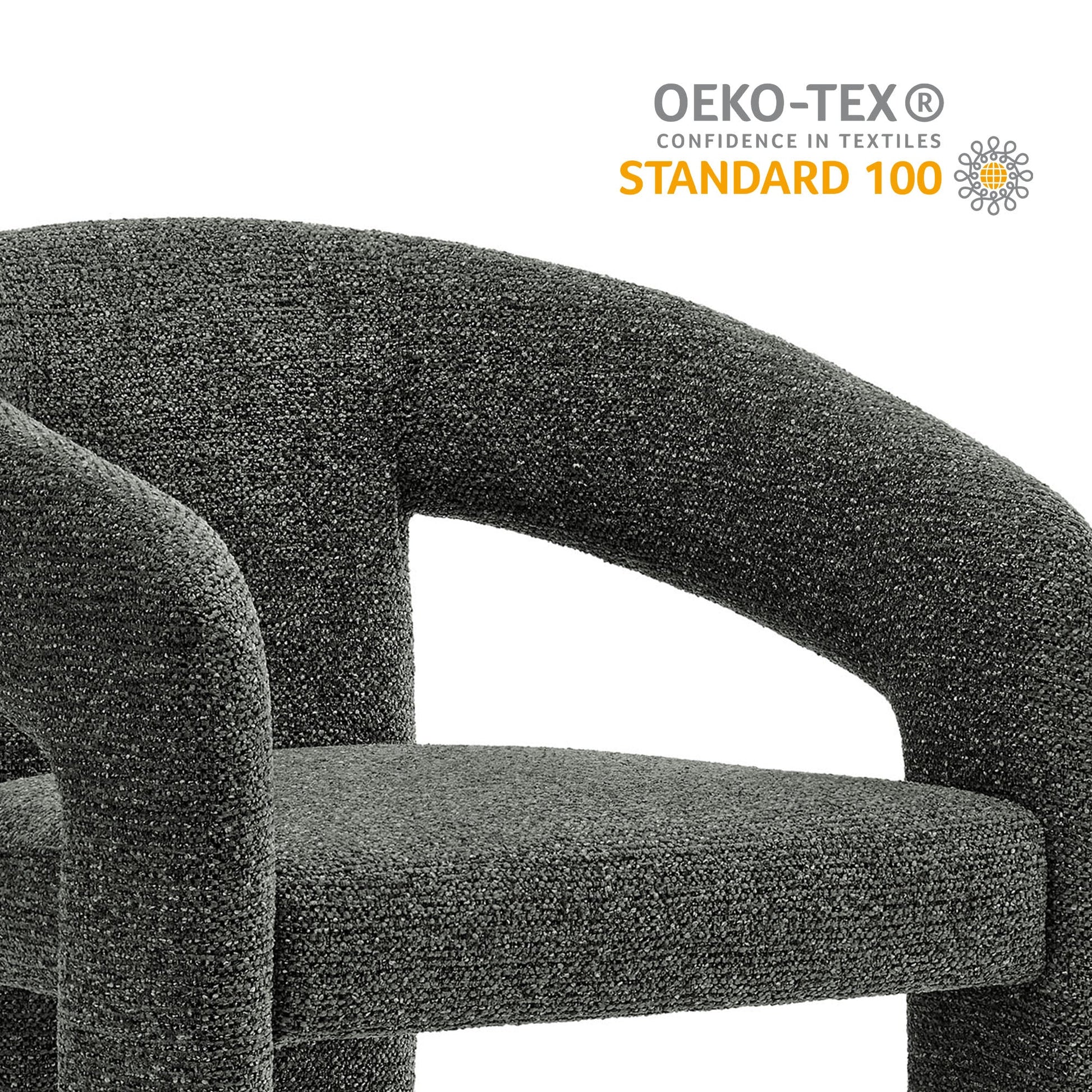 Oslo Barrel Fabric Accent Chair
