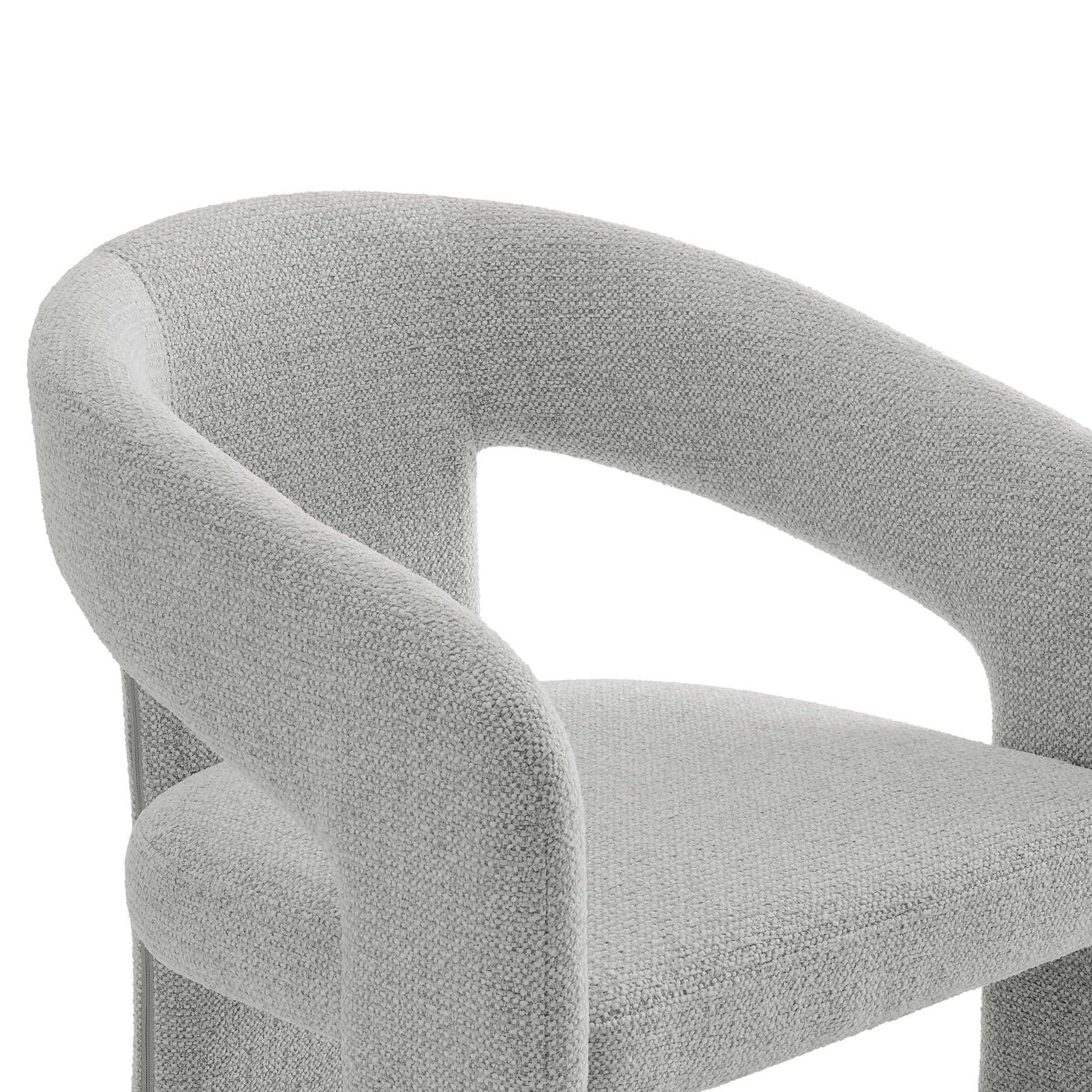 Oslo Barrel Fabric Accent Chair