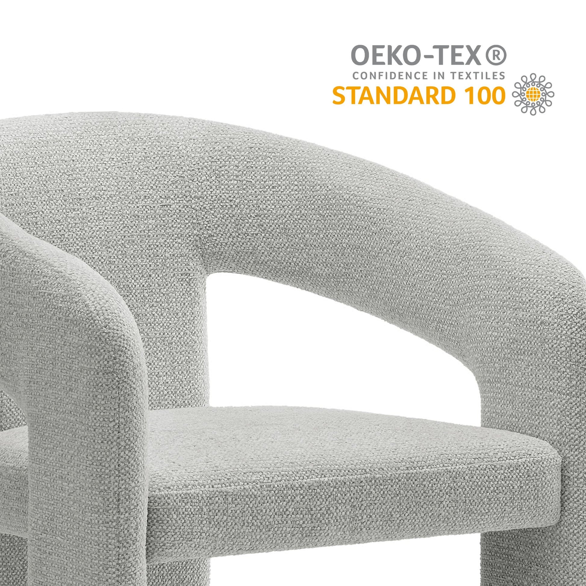 Oslo Barrel Fabric Accent Chair