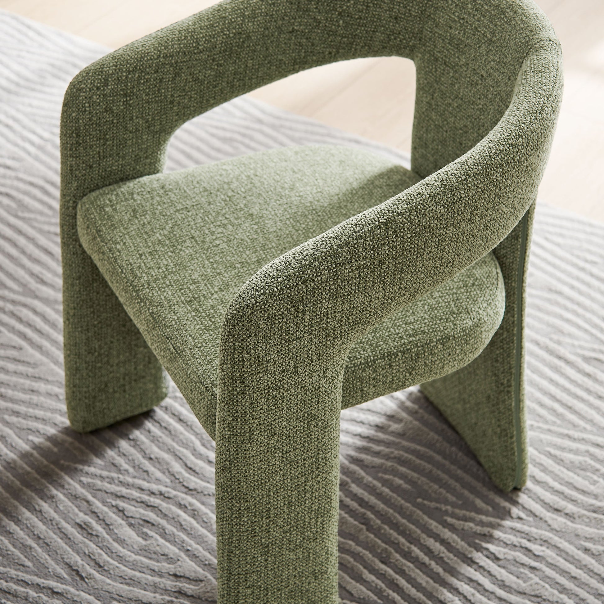 Oslo Barrel Fabric Accent Chair