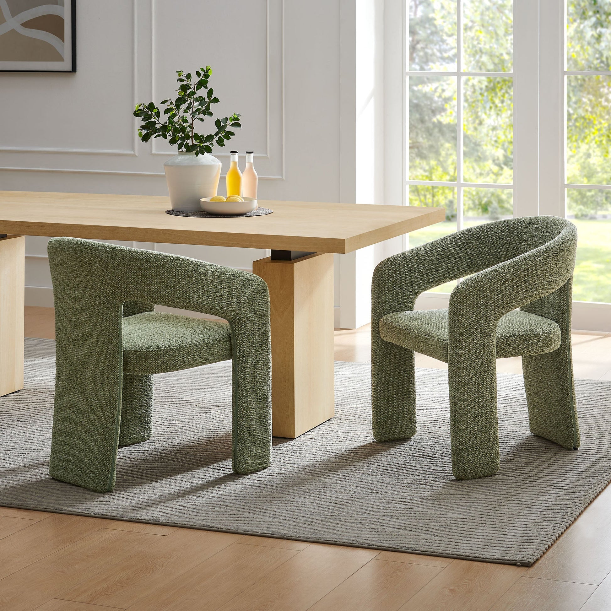 Oslo Barrel Fabric Accent Chair
