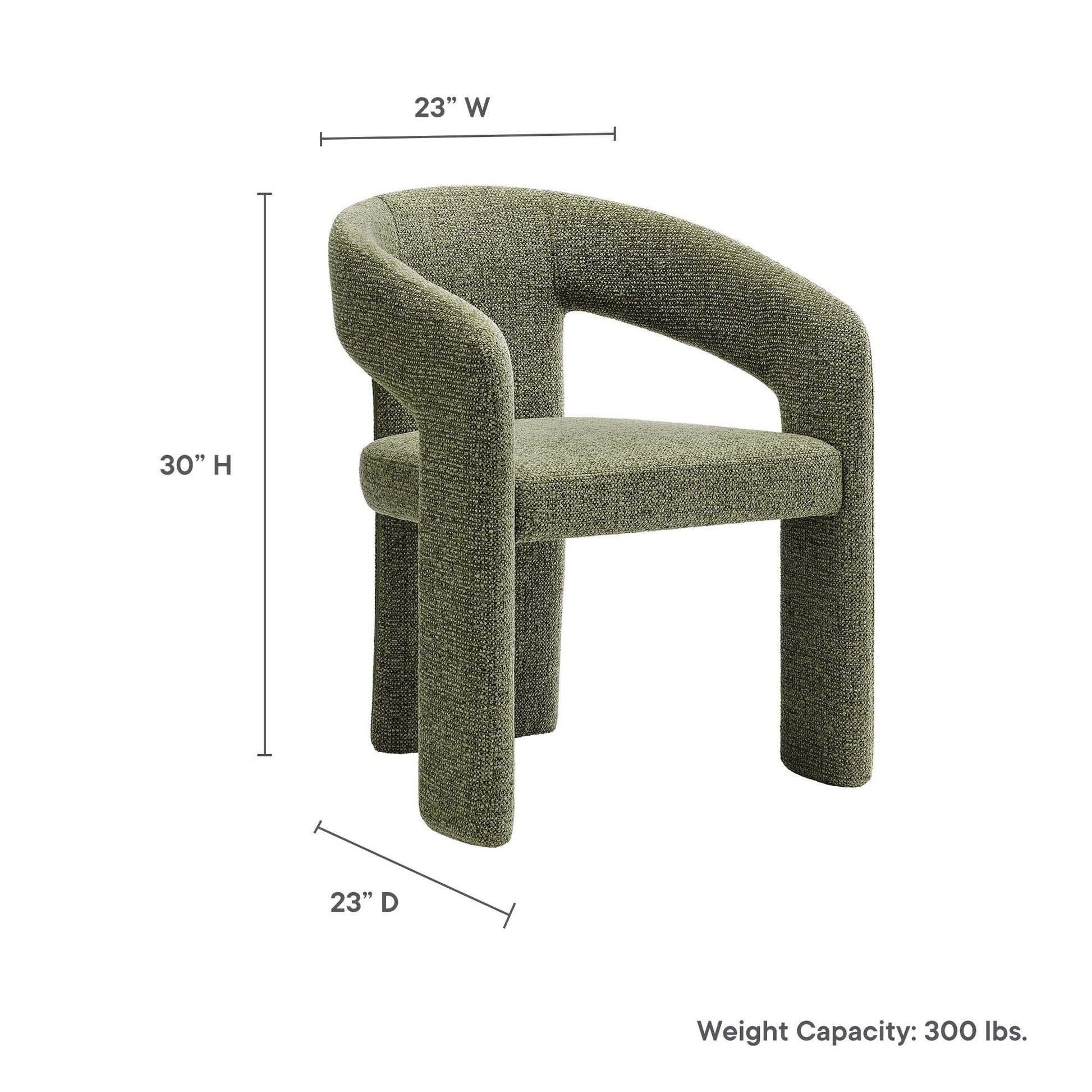 Oslo Barrel Fabric Accent Chair