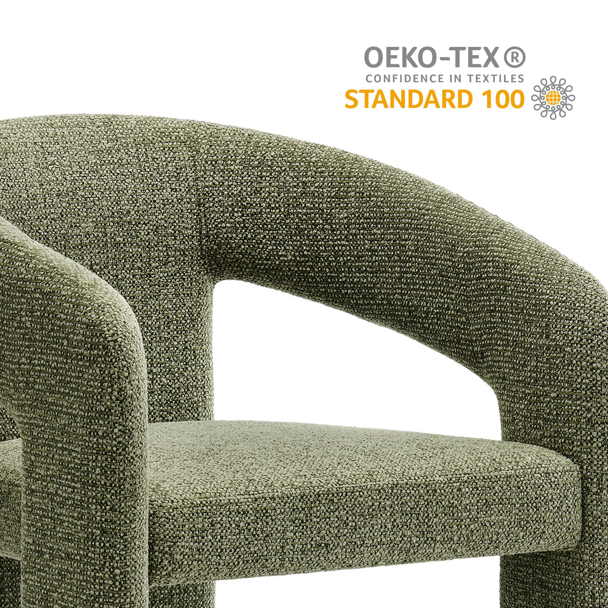 Oslo Barrel Fabric Accent Chair