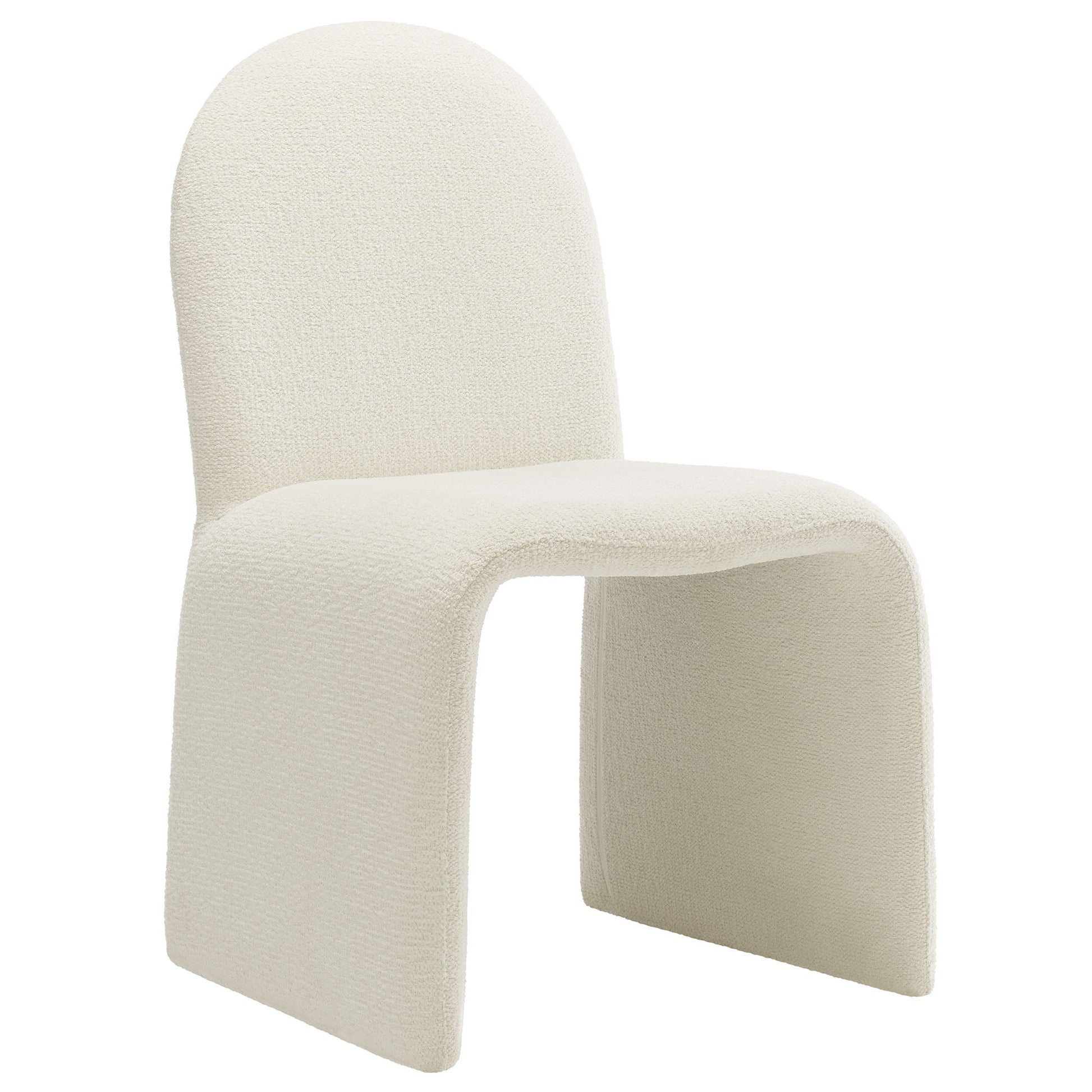 Junia Boucle Upholstered Arch Dining Chair