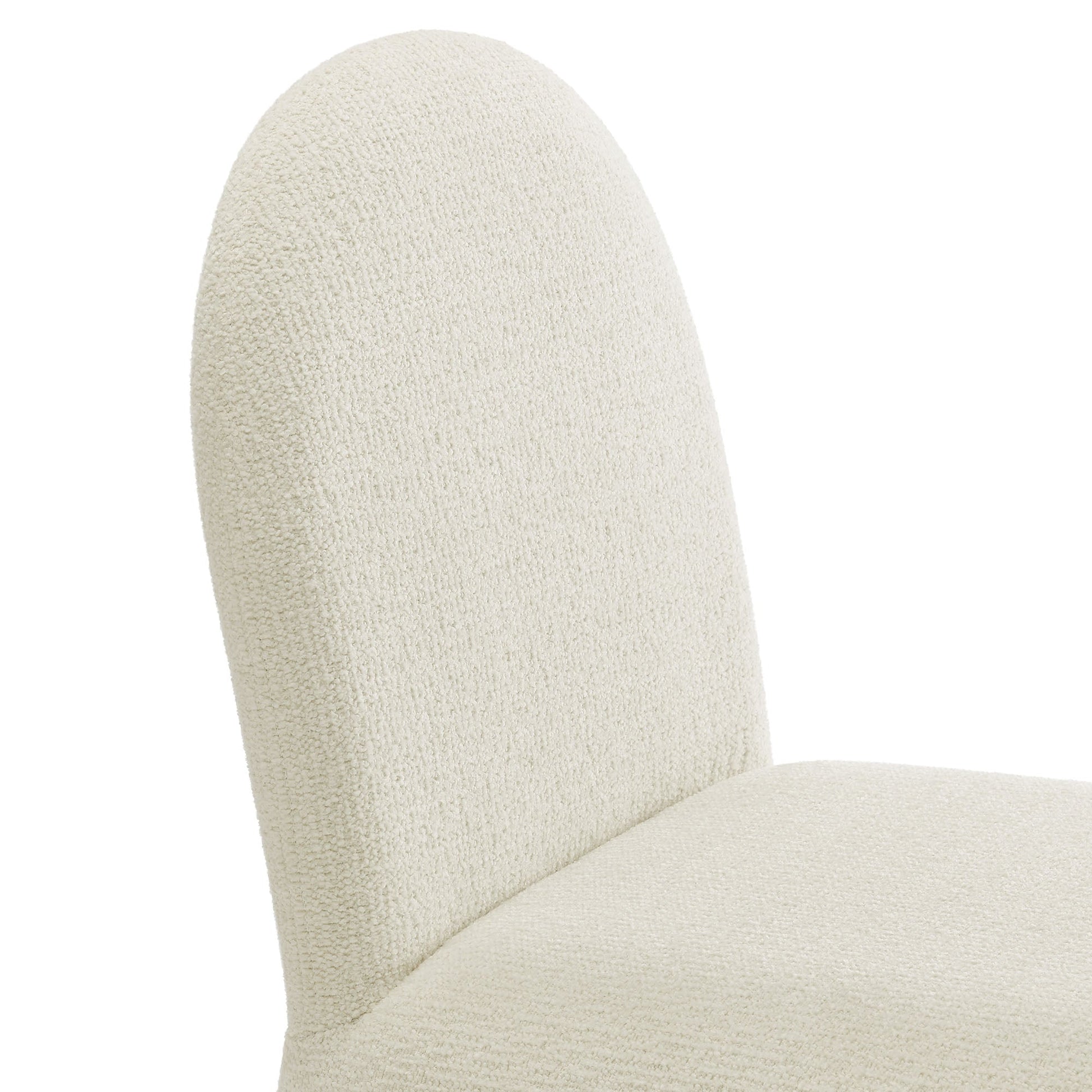 Junia Boucle Upholstered Arch Dining Chair