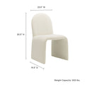 Junia Boucle Upholstered Arch Dining Chair