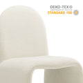 Junia Boucle Upholstered Arch Dining Chair