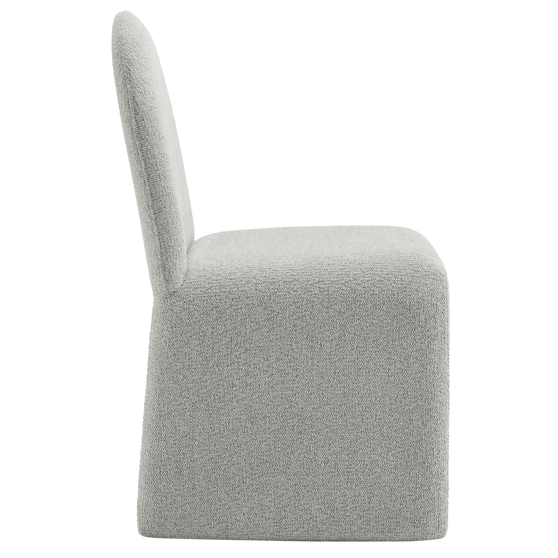 Junia Boucle Upholstered Arch Dining Chair