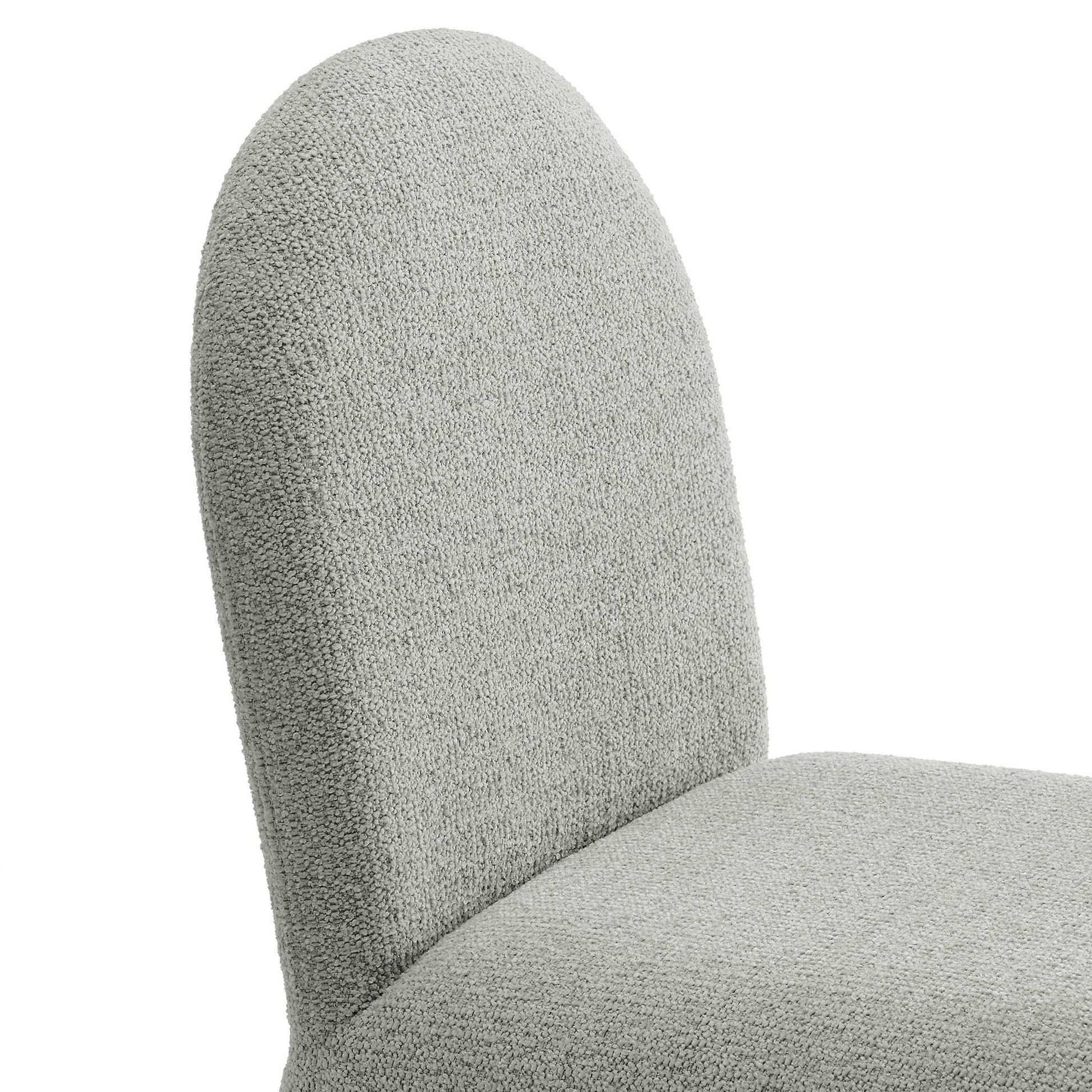Junia Boucle Upholstered Arch Dining Chair