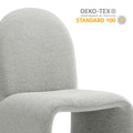 Junia Boucle Upholstered Arch Dining Chair