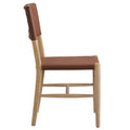 Dover Wood Vegan Leather Dining Chairs