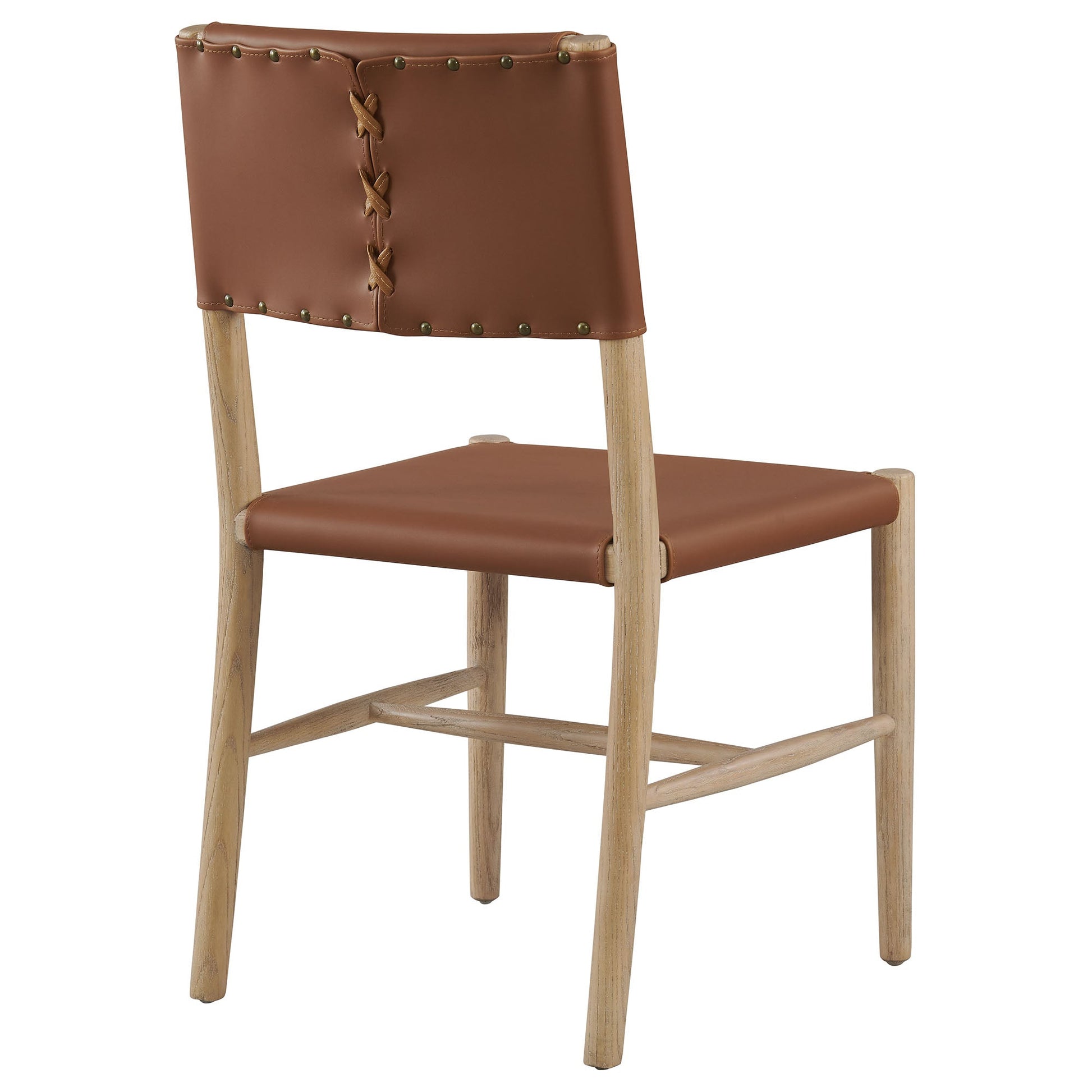 Dover Wood Vegan Leather Dining Chairs