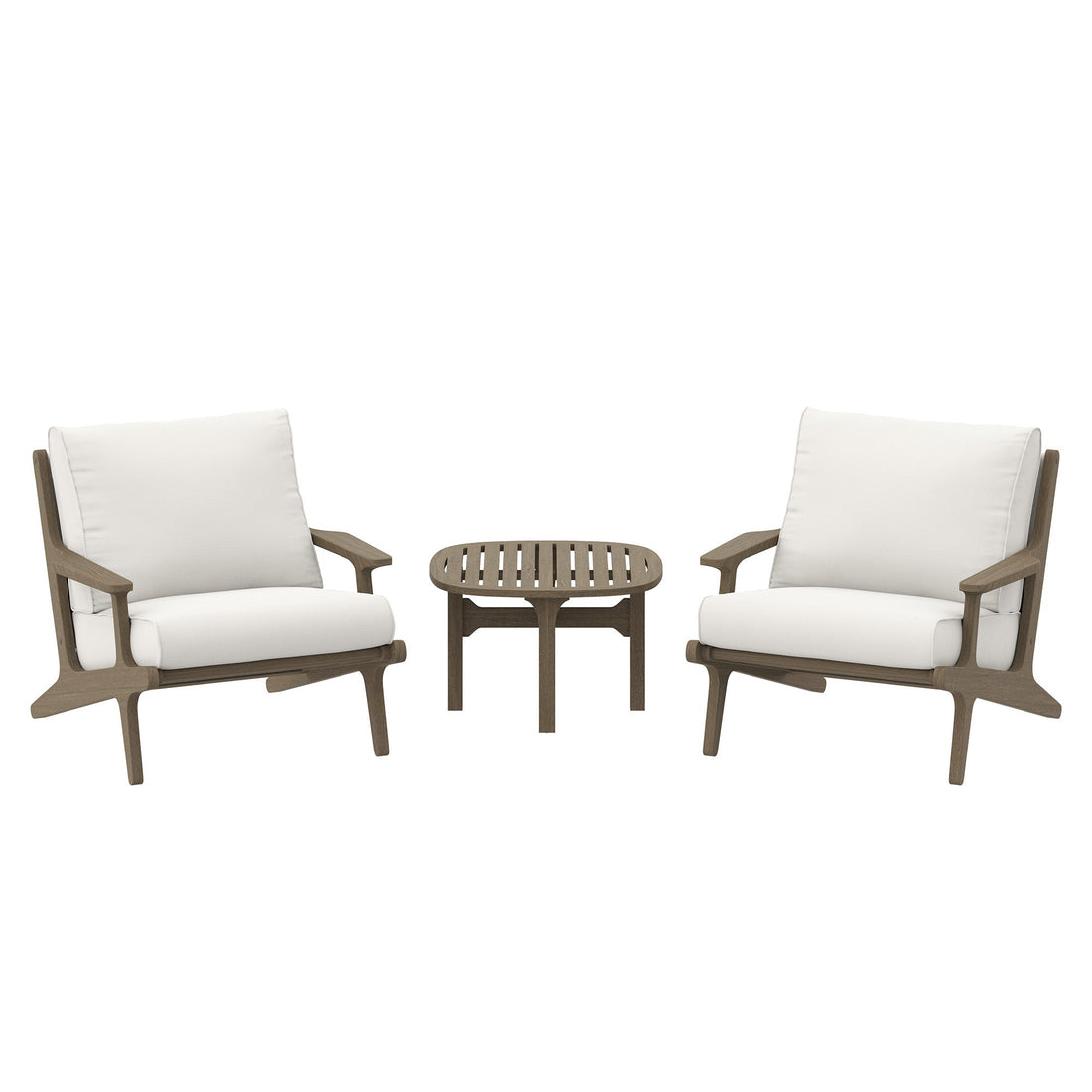 Saratoga 3 Piece Outdoor Patio Teak Wood Furniture