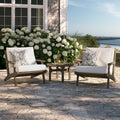 Saratoga 3 Piece Outdoor Patio Teak Wood Furniture