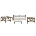 Teak Wood Patio Furniture Set