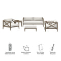 Teak Wood Patio Furniture Set