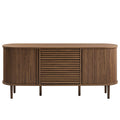 67" Fluted Oval Sideboard