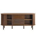 67" Fluted Oval Sideboard