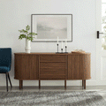 67" Fluted Oval Sideboard