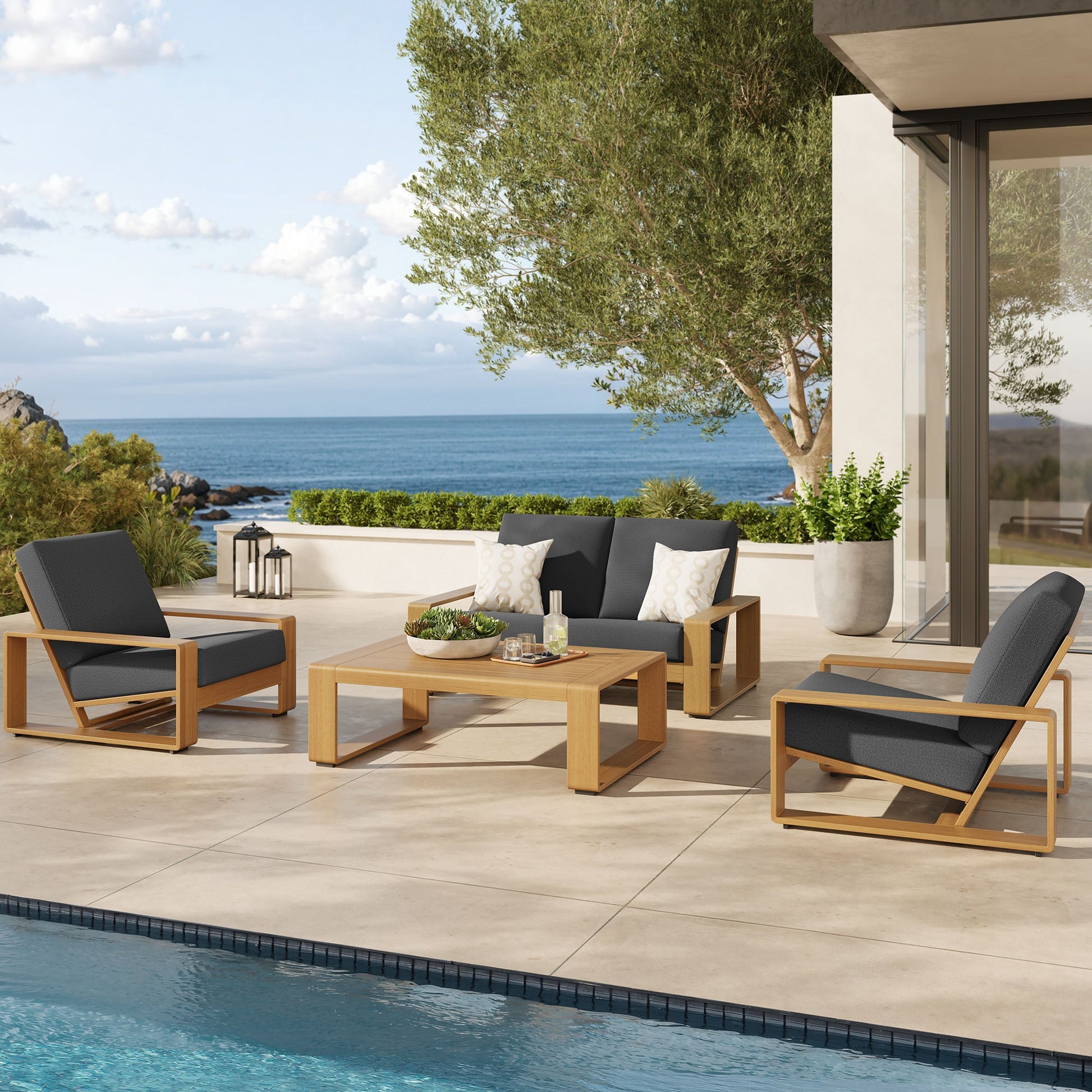 Lirienne Outdoor Patio Furniture Set