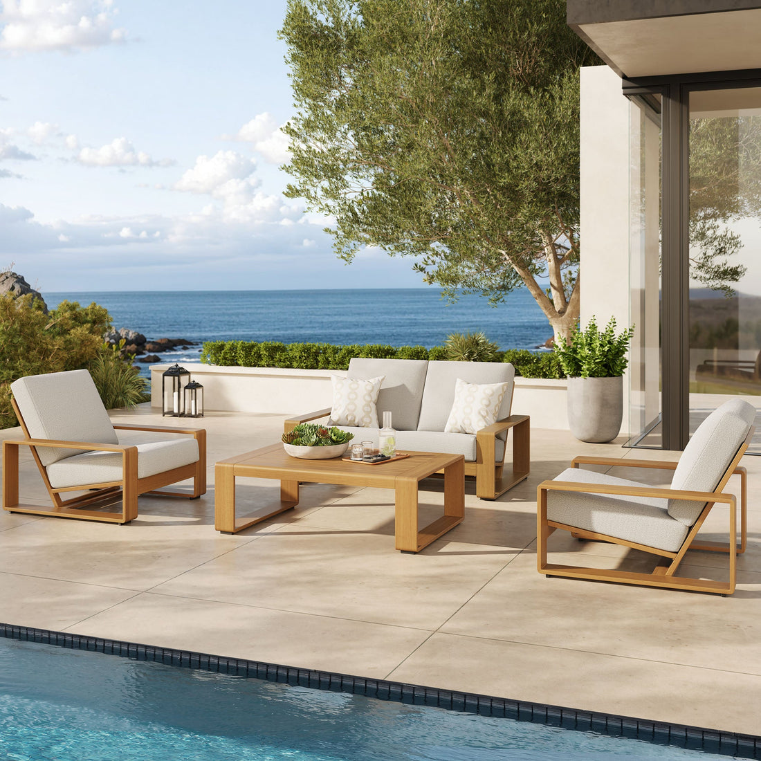 Lirienne Outdoor Patio Furniture Set