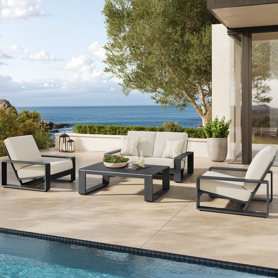 Outdoor Patio 4 Piece Set