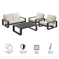 Outdoor Patio 4 Piece Set