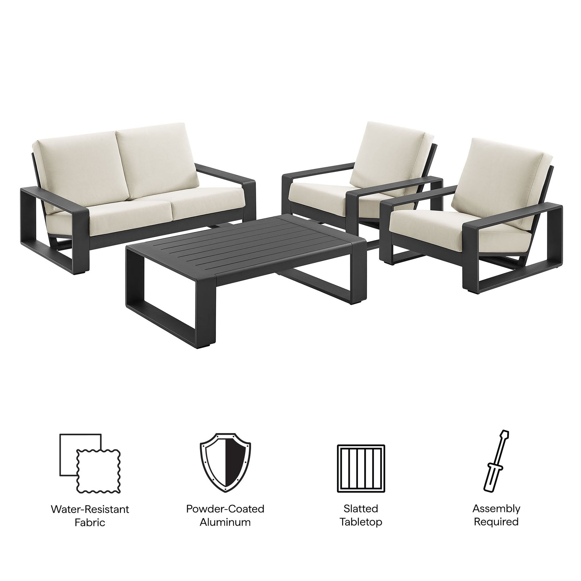 Outdoor Patio 4 Piece Set