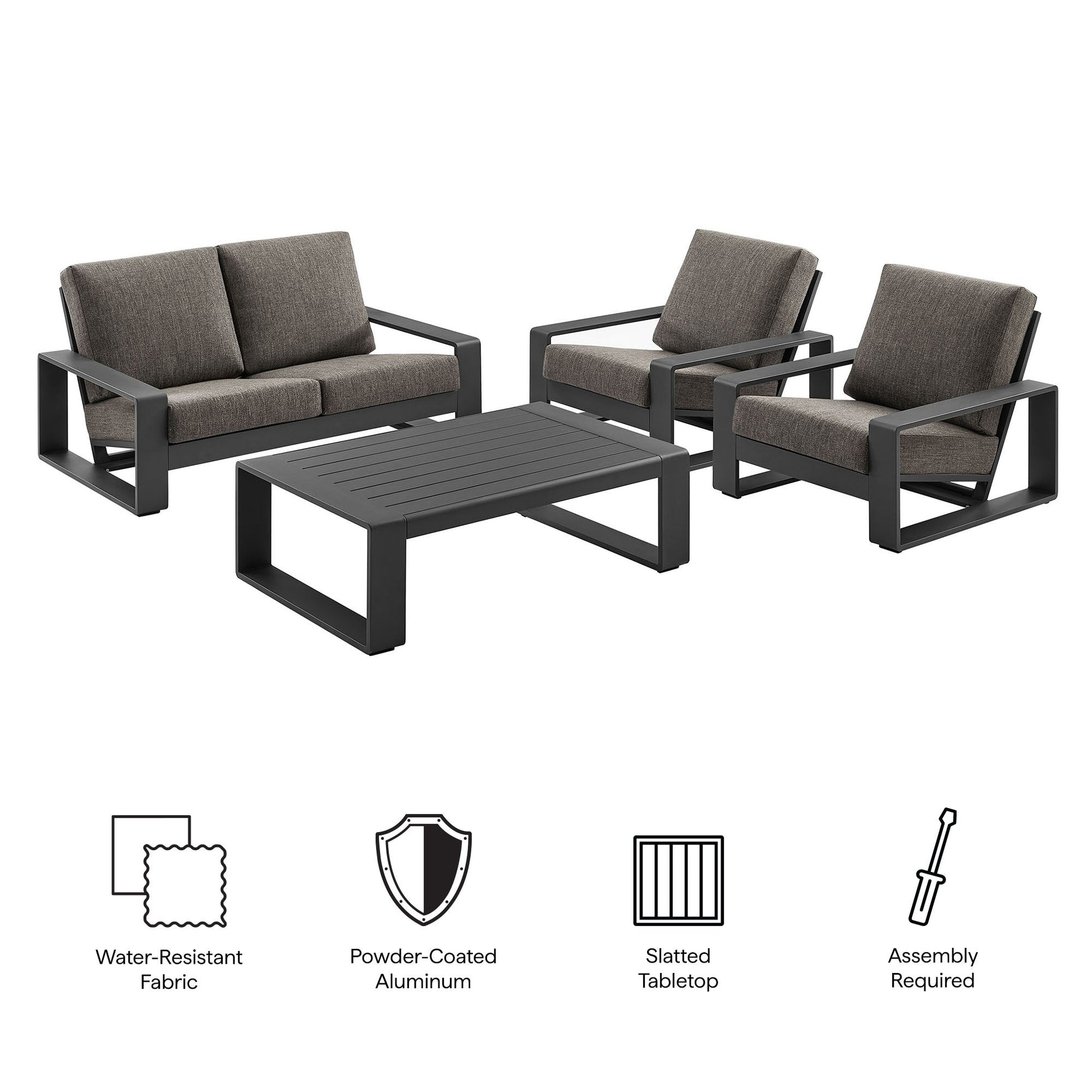 Outdoor Patio 4 Piece Set