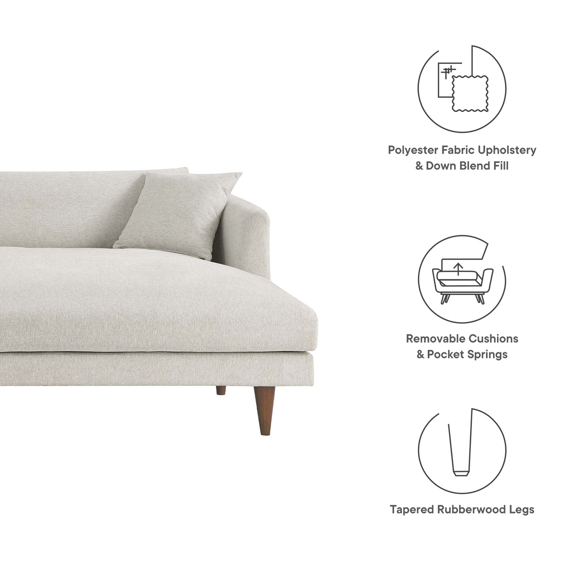 Zoya Right-Facing Sectional Sofa