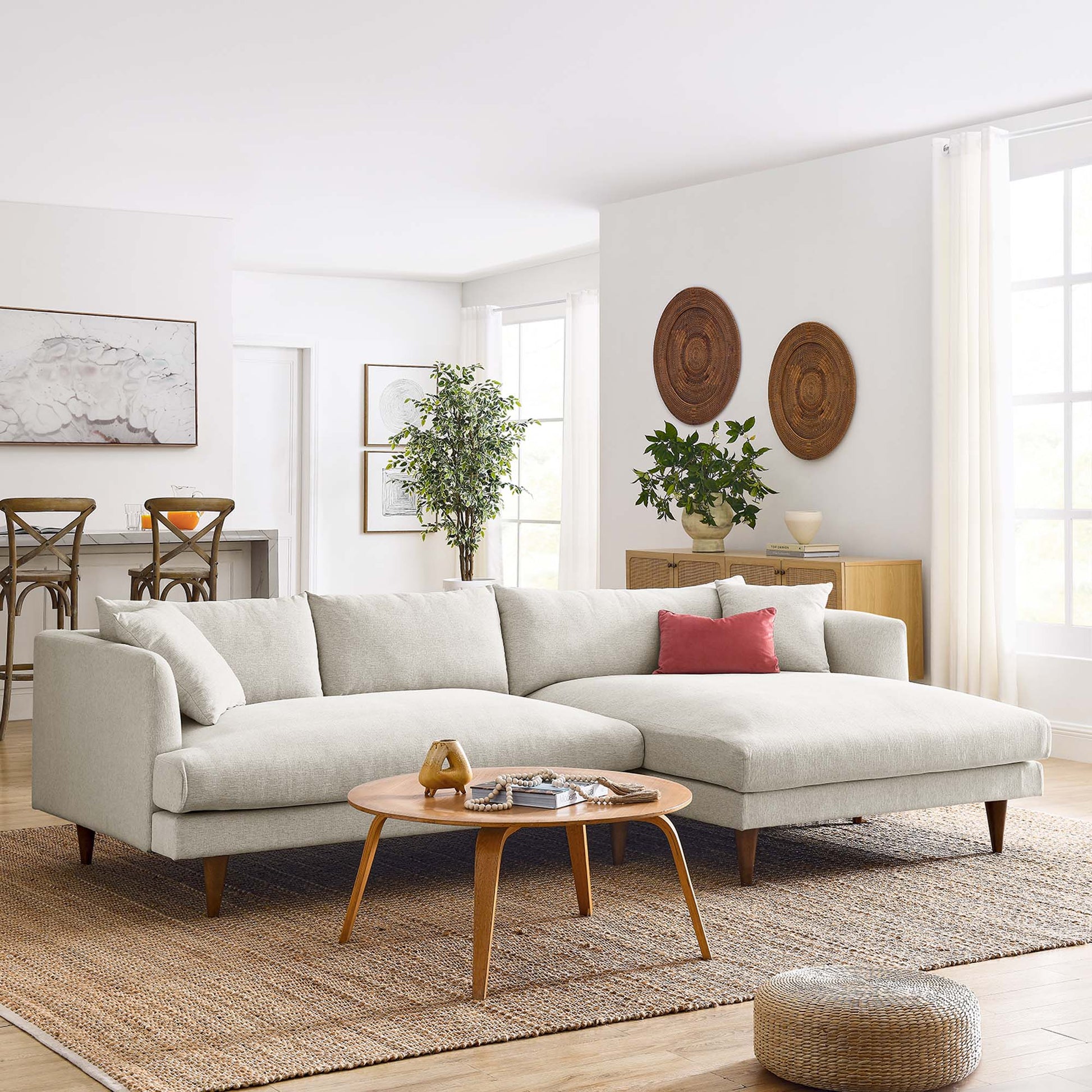 Zoya Right-Facing Sectional Sofa